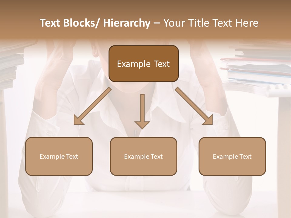 Table People Girl PowerPoint Template