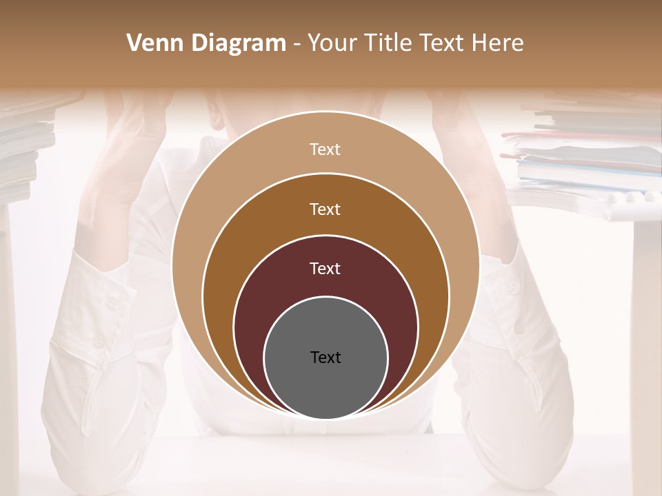 Table People Girl PowerPoint Template