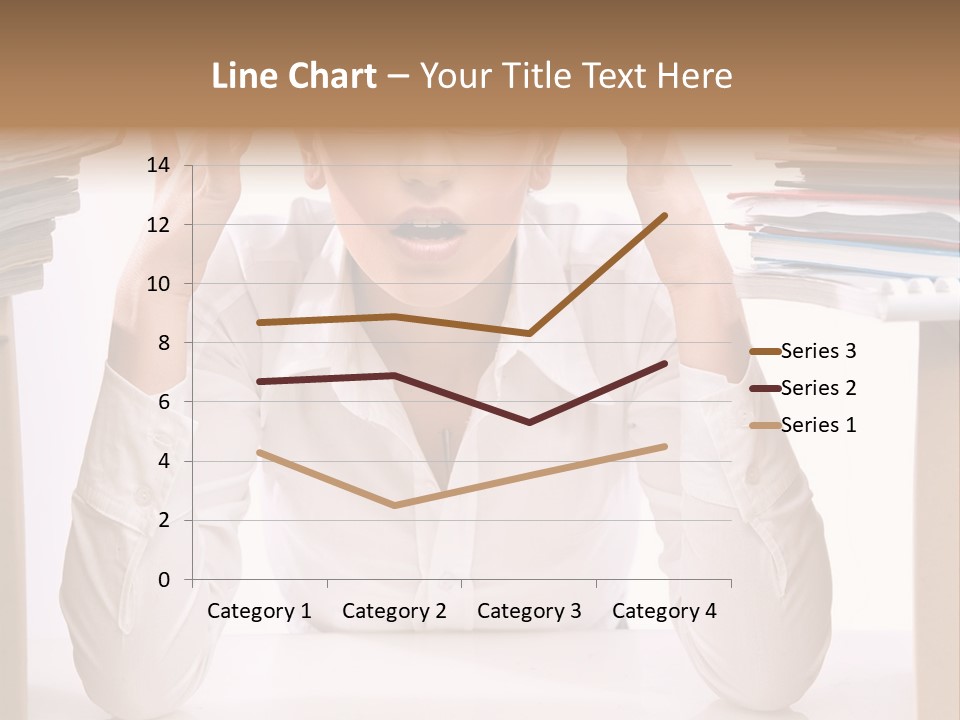 Table People Girl PowerPoint Template