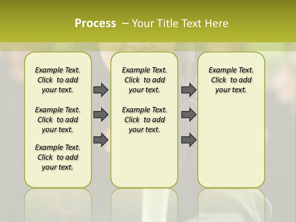 A Woman In A Graduation Cap And Gown Holding A Diploma PowerPoint Template