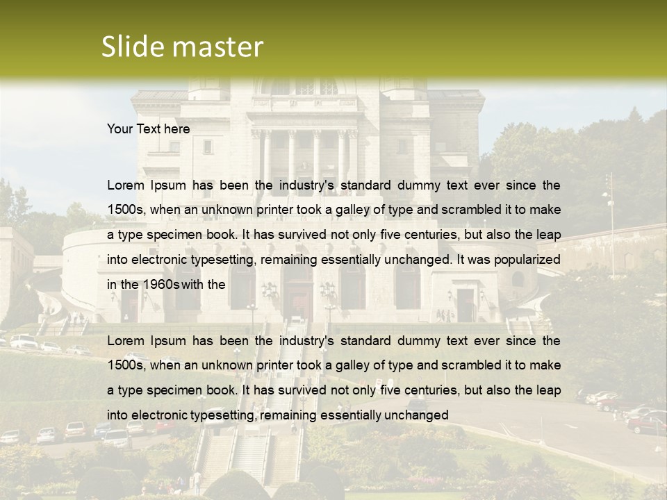 Oratory Montreal Christian PowerPoint Template