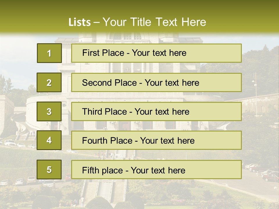 Oratory Montreal Christian PowerPoint Template