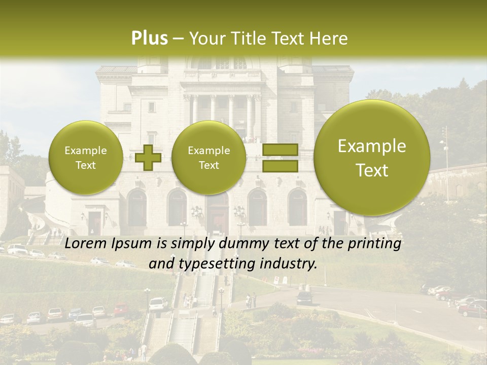 Oratory Montreal Christian PowerPoint Template