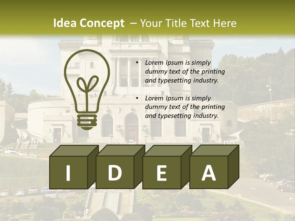 Oratory Montreal Christian PowerPoint Template