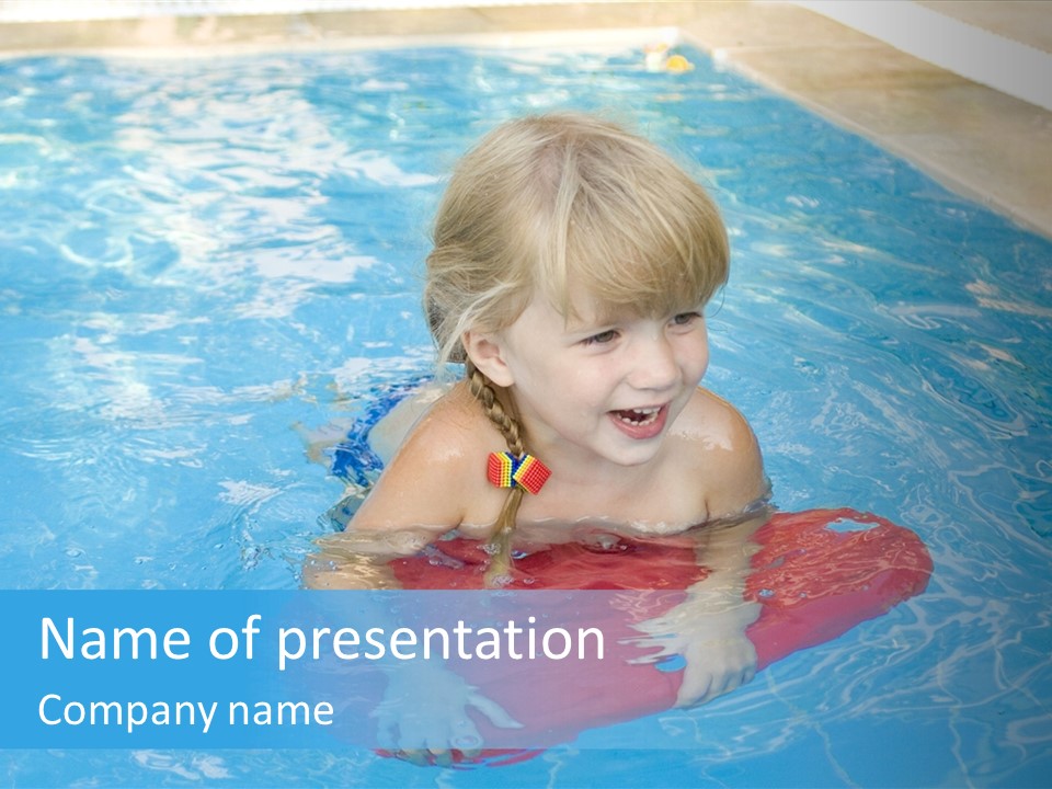 Summer Child Little PowerPoint Template