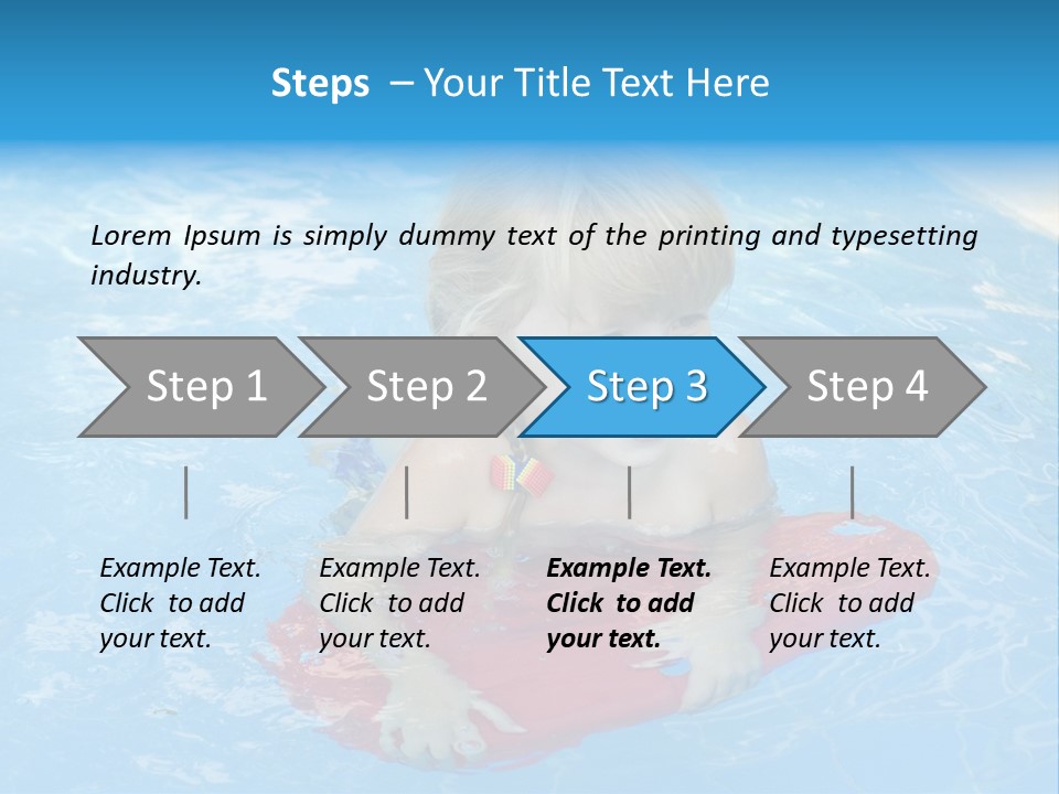 Summer Child Little PowerPoint Template
