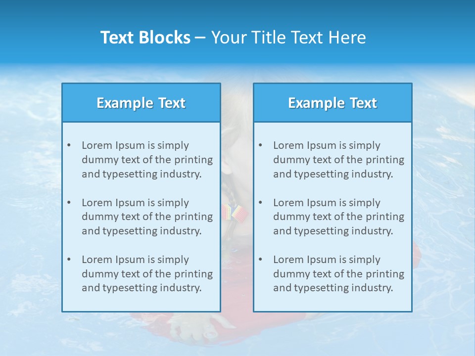 Summer Child Little PowerPoint Template