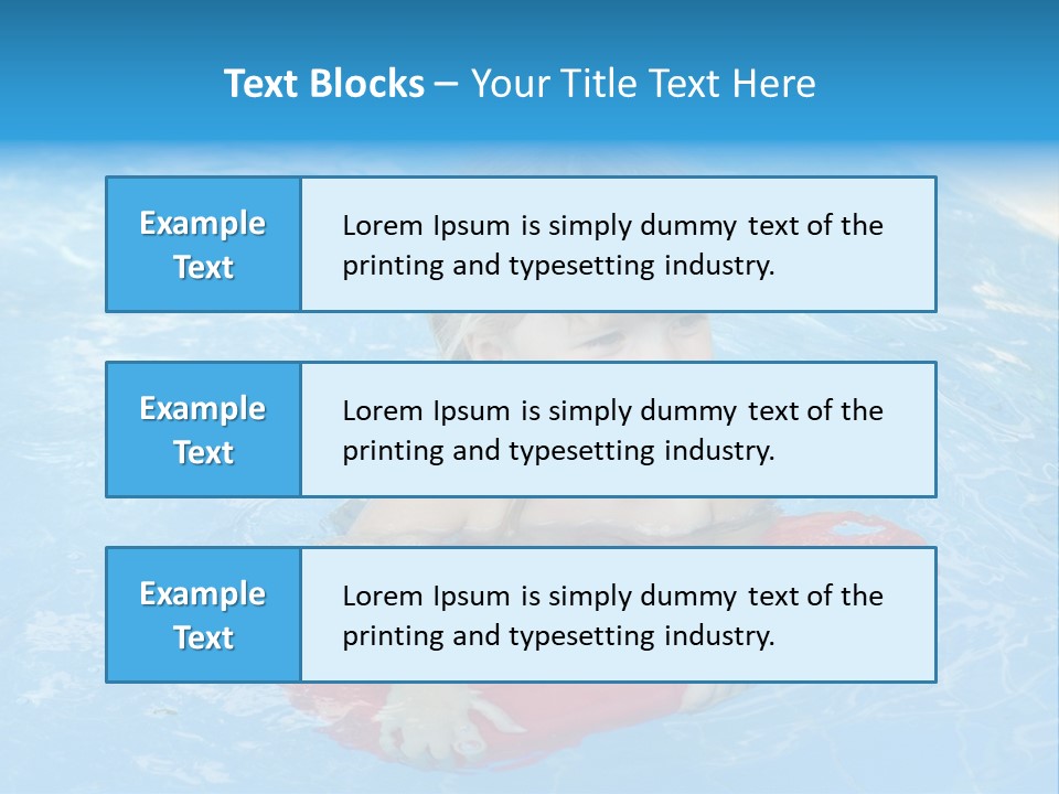 Summer Child Little PowerPoint Template