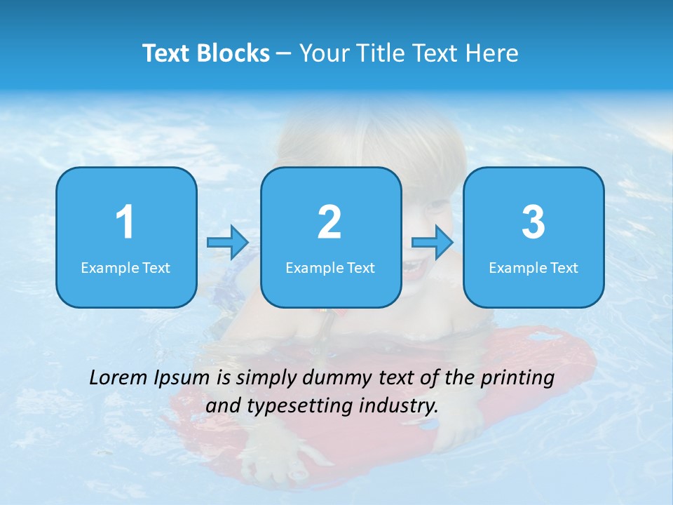 Summer Child Little PowerPoint Template