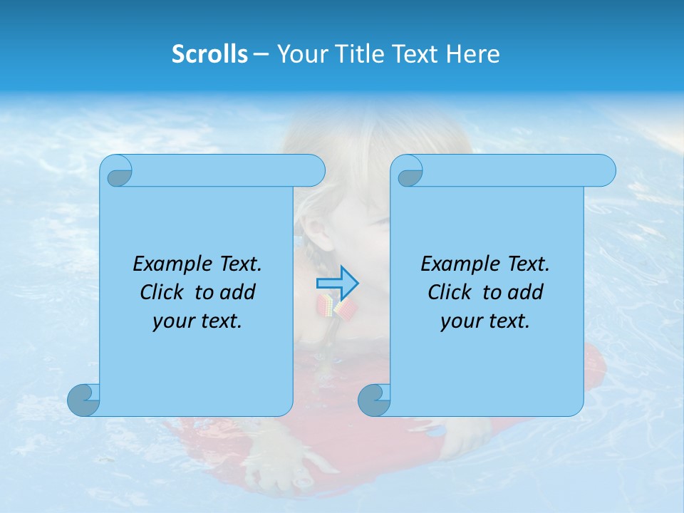 Summer Child Little PowerPoint Template