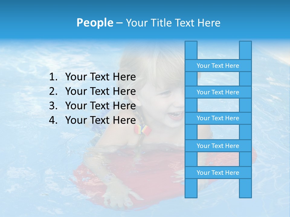 Summer Child Little PowerPoint Template