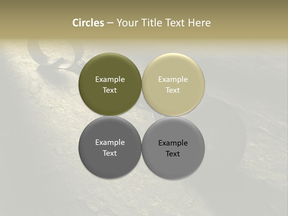 A Ball And Chain On The Ground With A Shadow On It PowerPoint Template