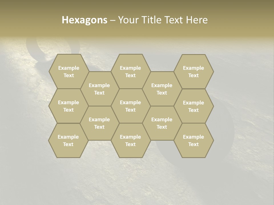 A Ball And Chain On The Ground With A Shadow On It PowerPoint Template