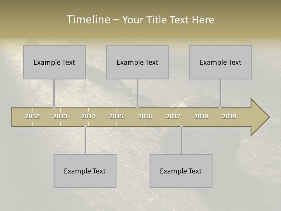 A Ball And Chain On The Ground With A Shadow On It PowerPoint Template