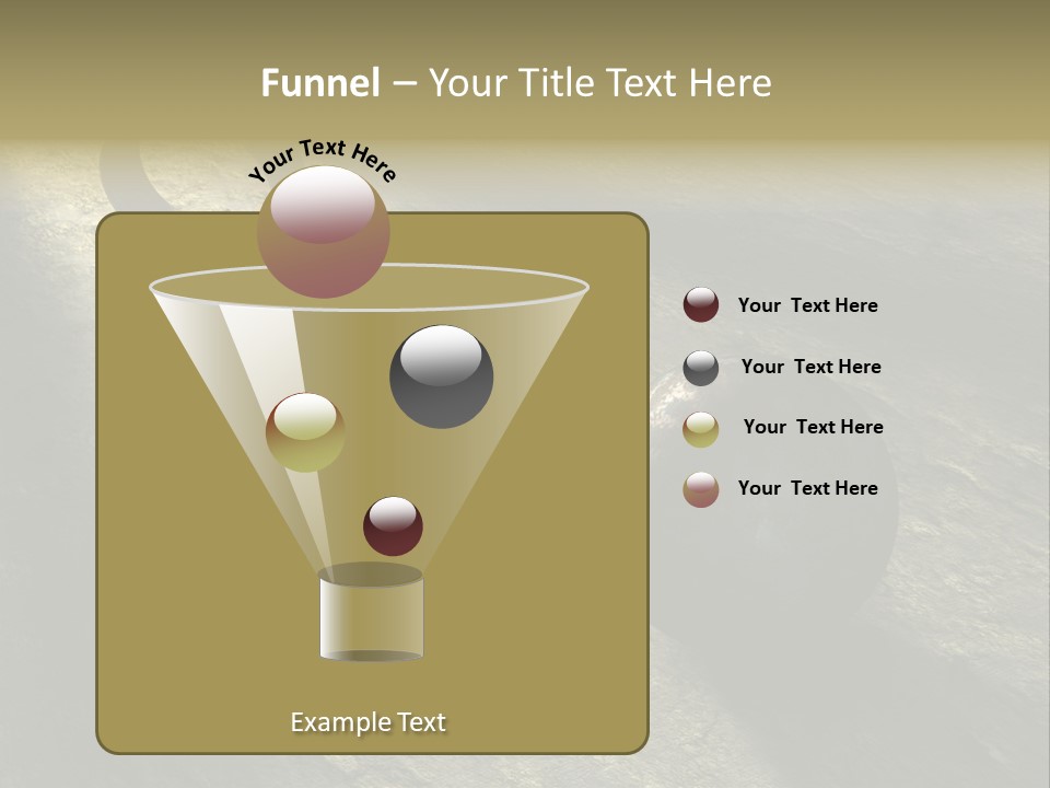 A Ball And Chain On The Ground With A Shadow On It PowerPoint Template