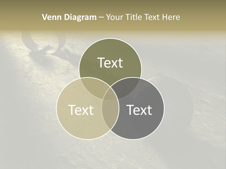 A Ball And Chain On The Ground With A Shadow On It PowerPoint Template