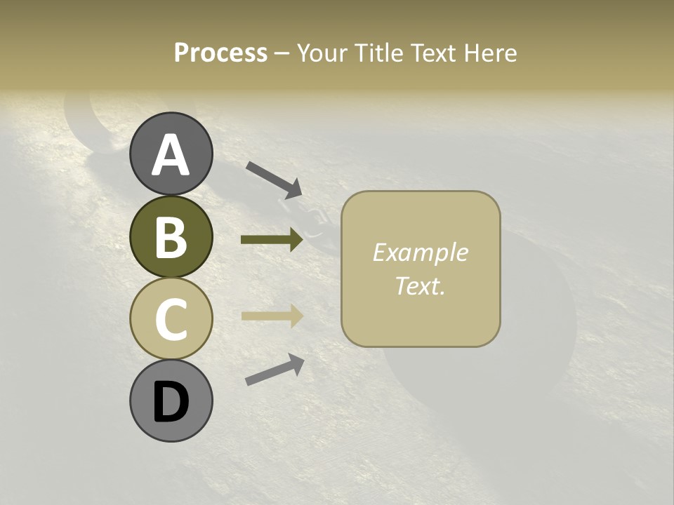 A Ball And Chain On The Ground With A Shadow On It PowerPoint Template