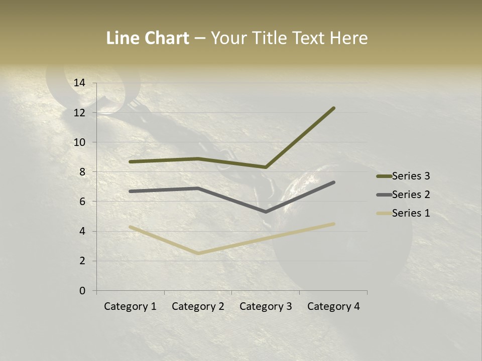 A Ball And Chain On The Ground With A Shadow On It PowerPoint Template