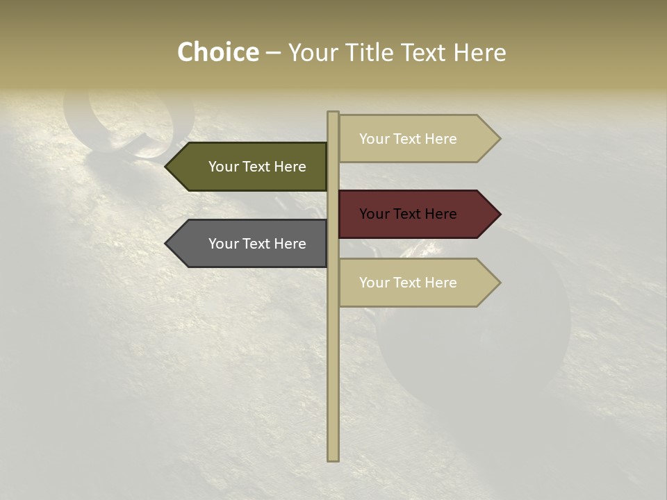 A Ball And Chain On The Ground With A Shadow On It PowerPoint Template