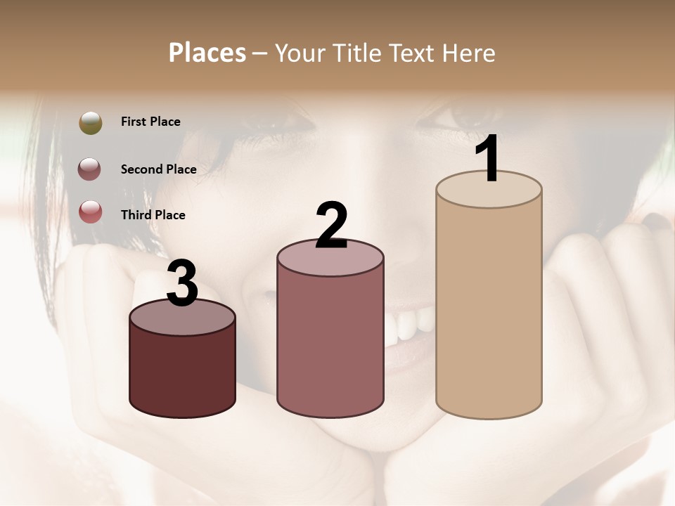 Transparent Tube Blue PowerPoint Template