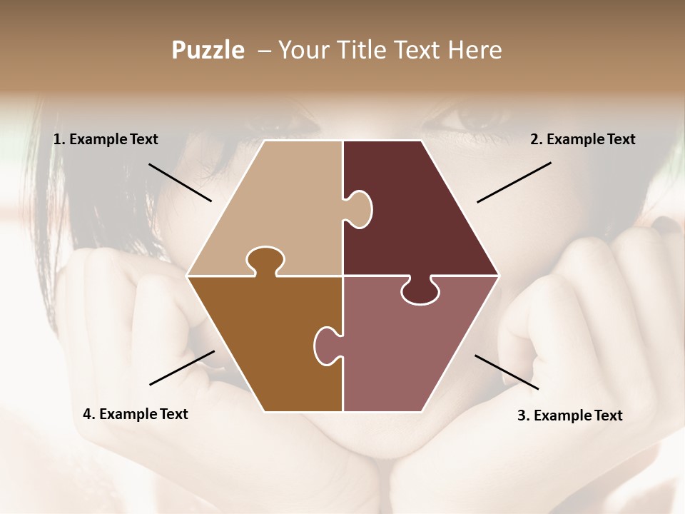 Transparent Tube Blue PowerPoint Template