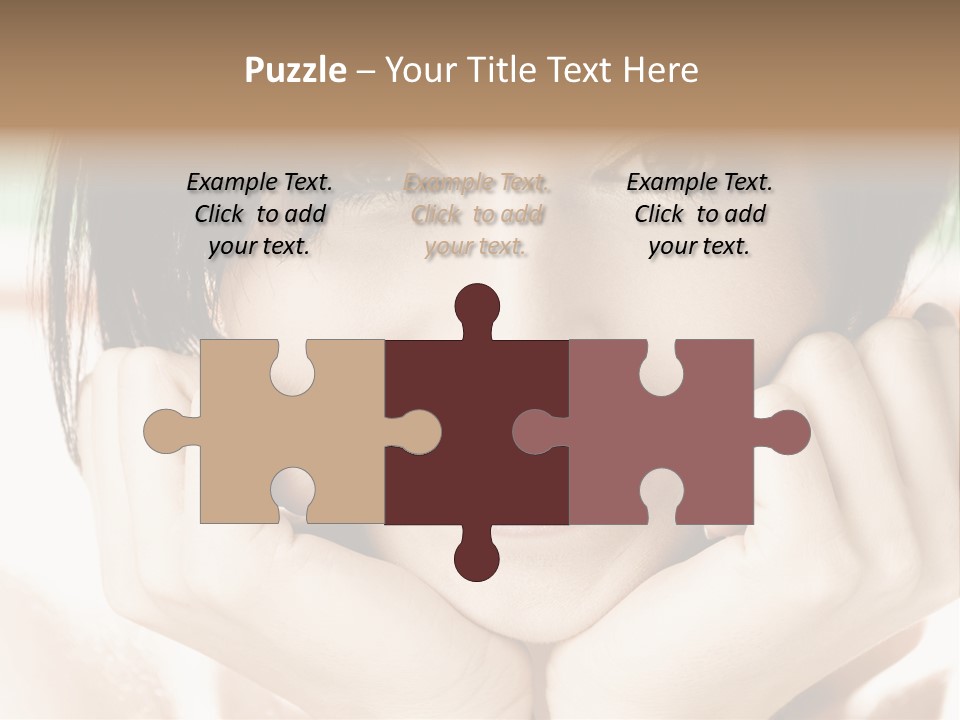 Transparent Tube Blue PowerPoint Template