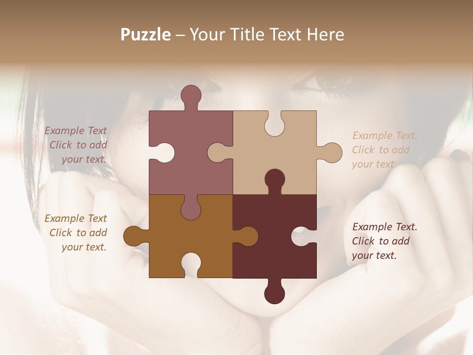 Transparent Tube Blue PowerPoint Template