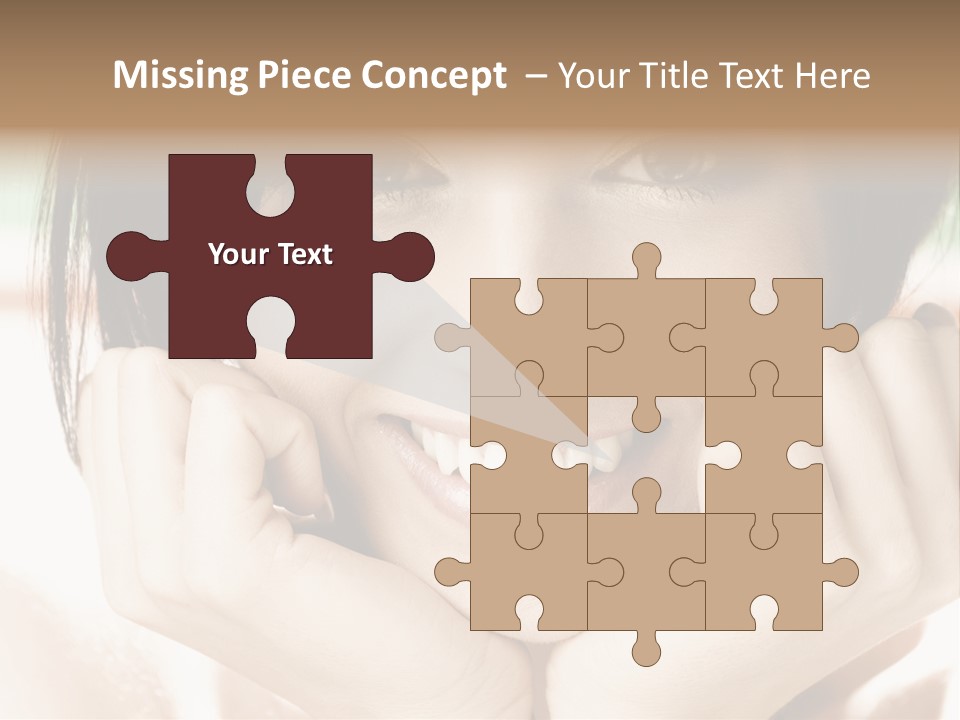 Transparent Tube Blue PowerPoint Template