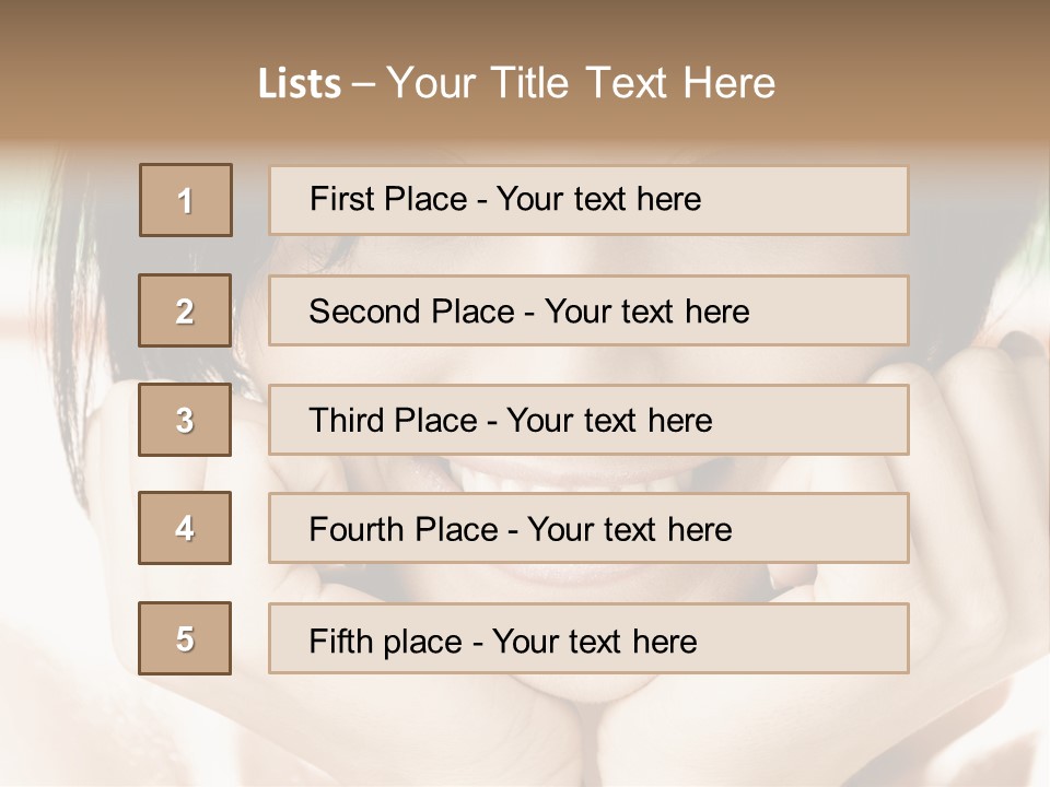 Transparent Tube Blue PowerPoint Template