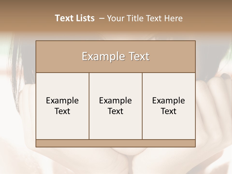 Transparent Tube Blue PowerPoint Template