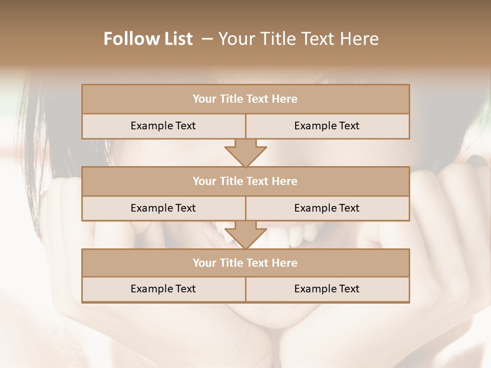 Transparent Tube Blue PowerPoint Template