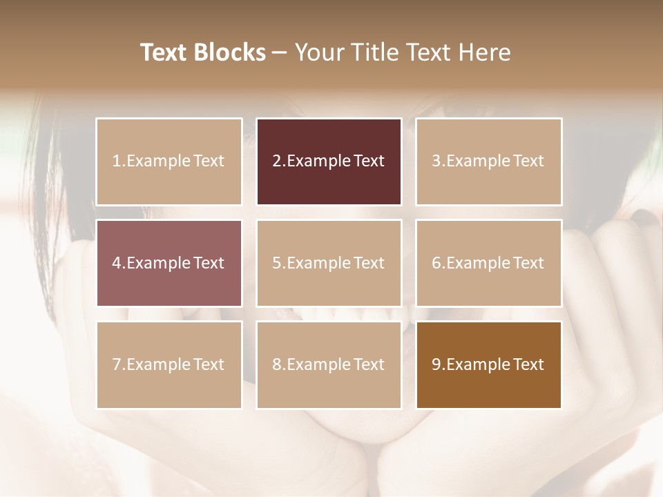 Transparent Tube Blue PowerPoint Template