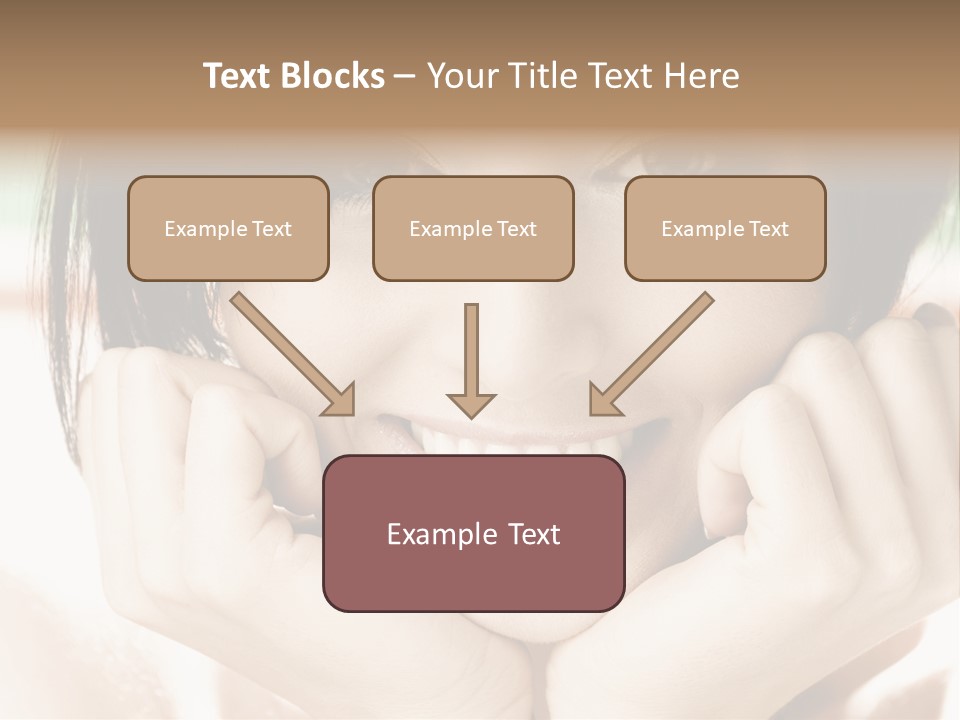 Transparent Tube Blue PowerPoint Template
