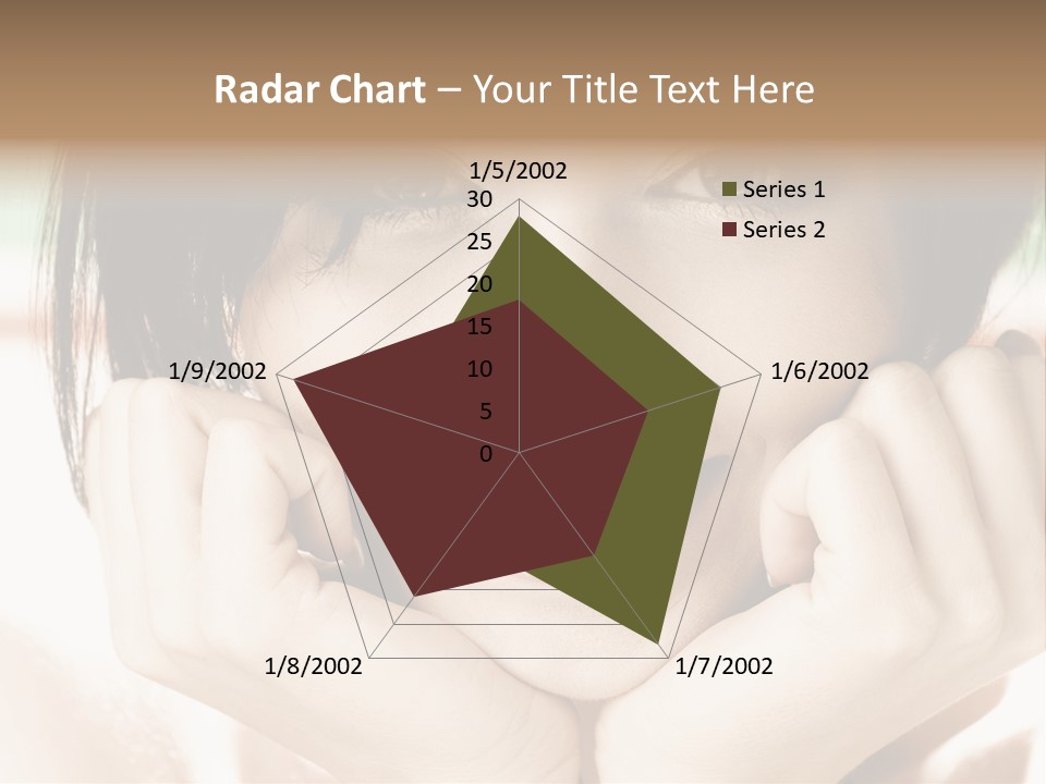 Transparent Tube Blue PowerPoint Template
