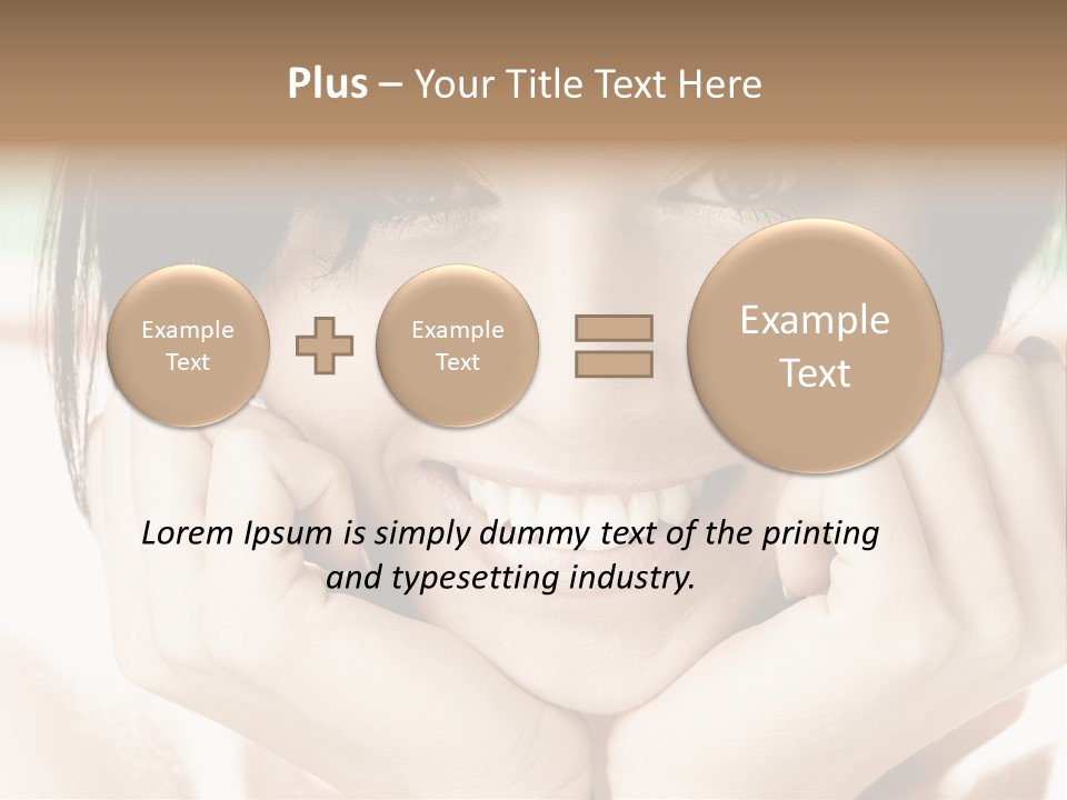Transparent Tube Blue PowerPoint Template