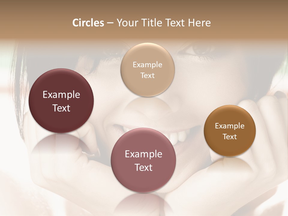 Transparent Tube Blue PowerPoint Template