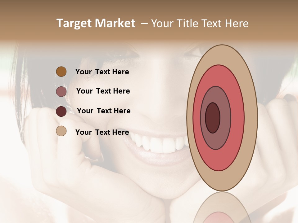 Transparent Tube Blue PowerPoint Template