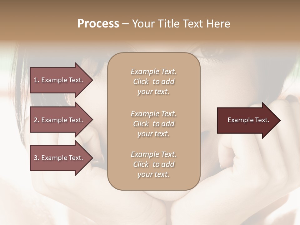 Transparent Tube Blue PowerPoint Template
