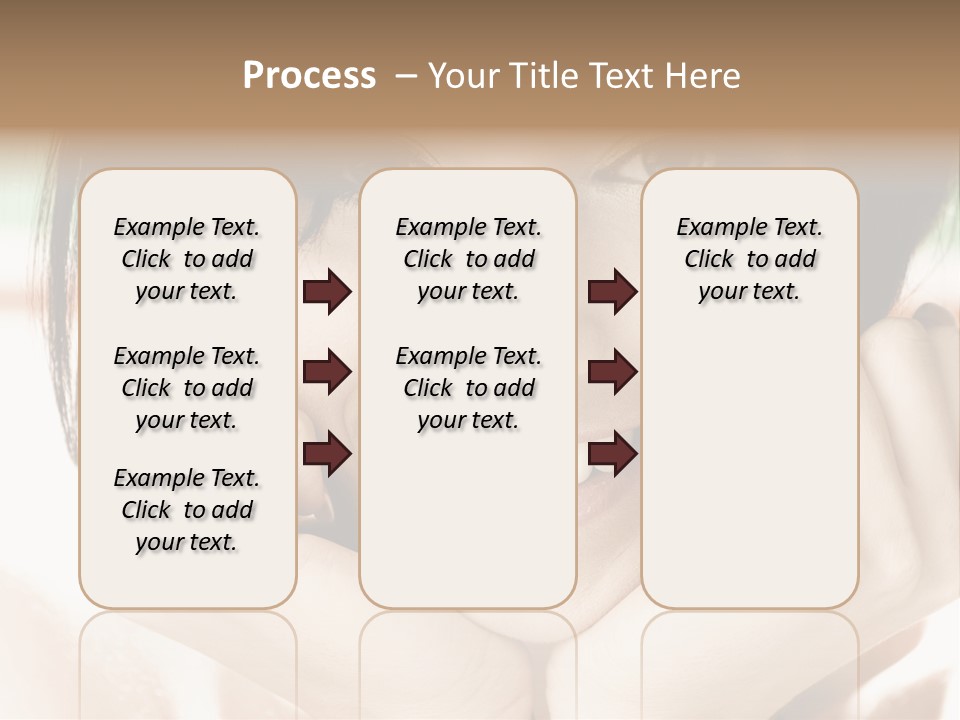 Transparent Tube Blue PowerPoint Template