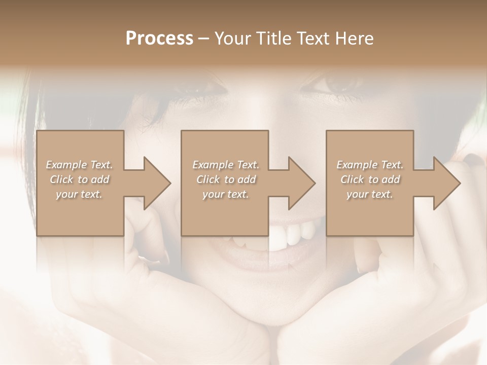 Transparent Tube Blue PowerPoint Template