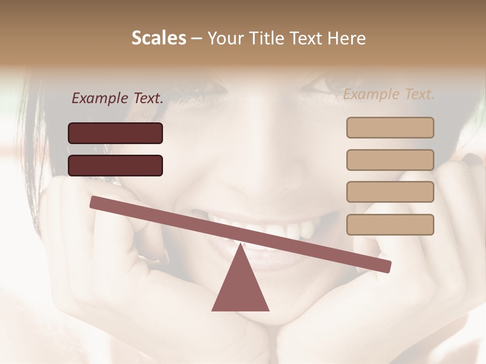 Transparent Tube Blue PowerPoint Template