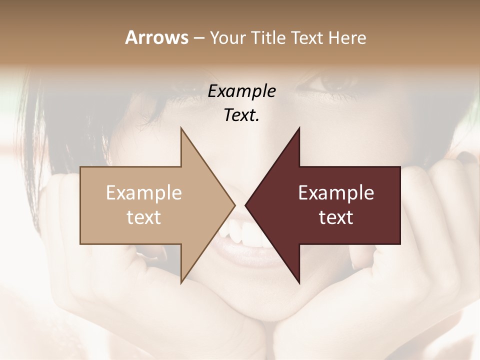 Transparent Tube Blue PowerPoint Template