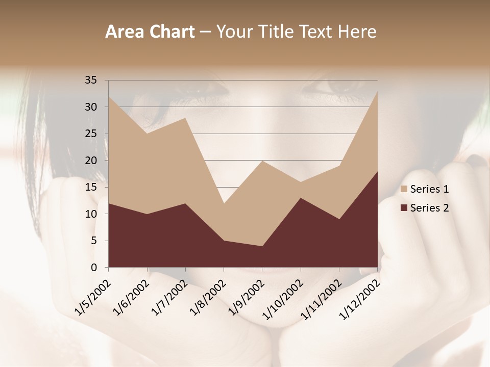 Transparent Tube Blue PowerPoint Template