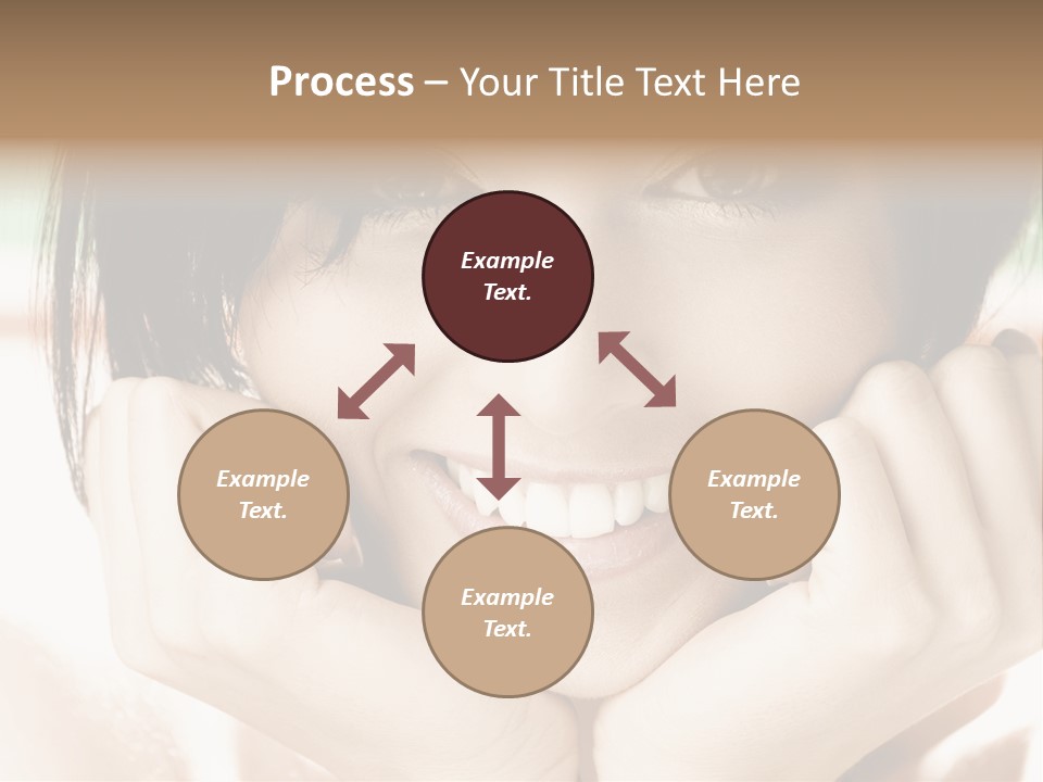 Transparent Tube Blue PowerPoint Template