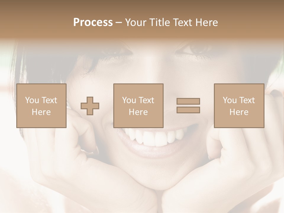 Transparent Tube Blue PowerPoint Template