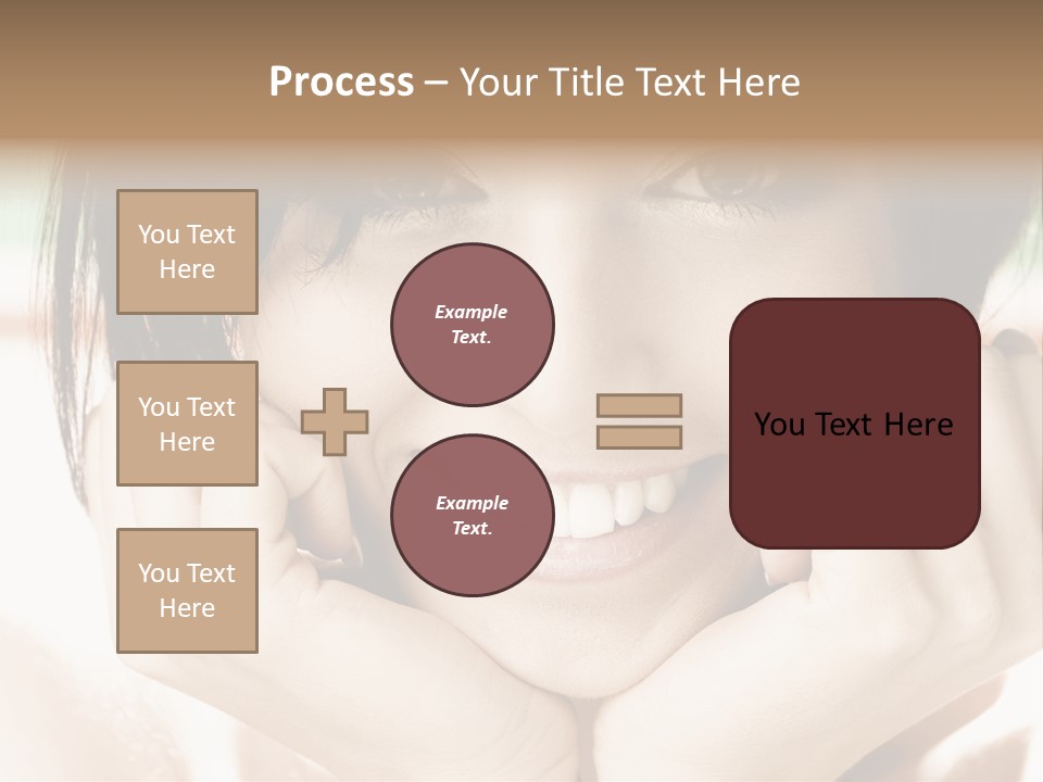Transparent Tube Blue PowerPoint Template