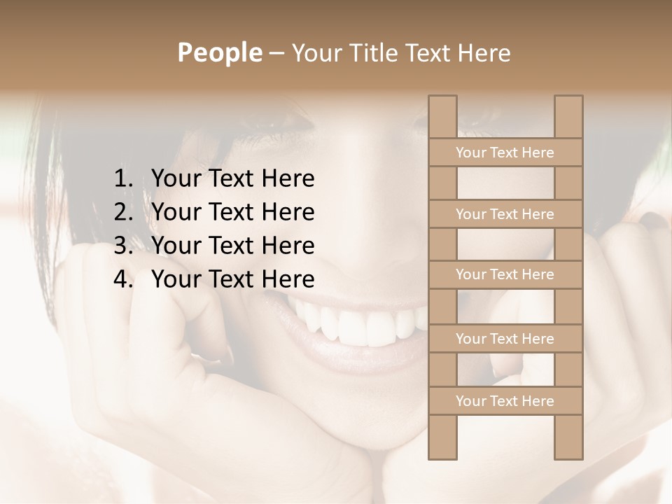 Transparent Tube Blue PowerPoint Template