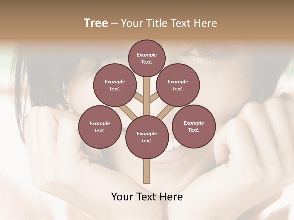 Transparent Tube Blue PowerPoint Template