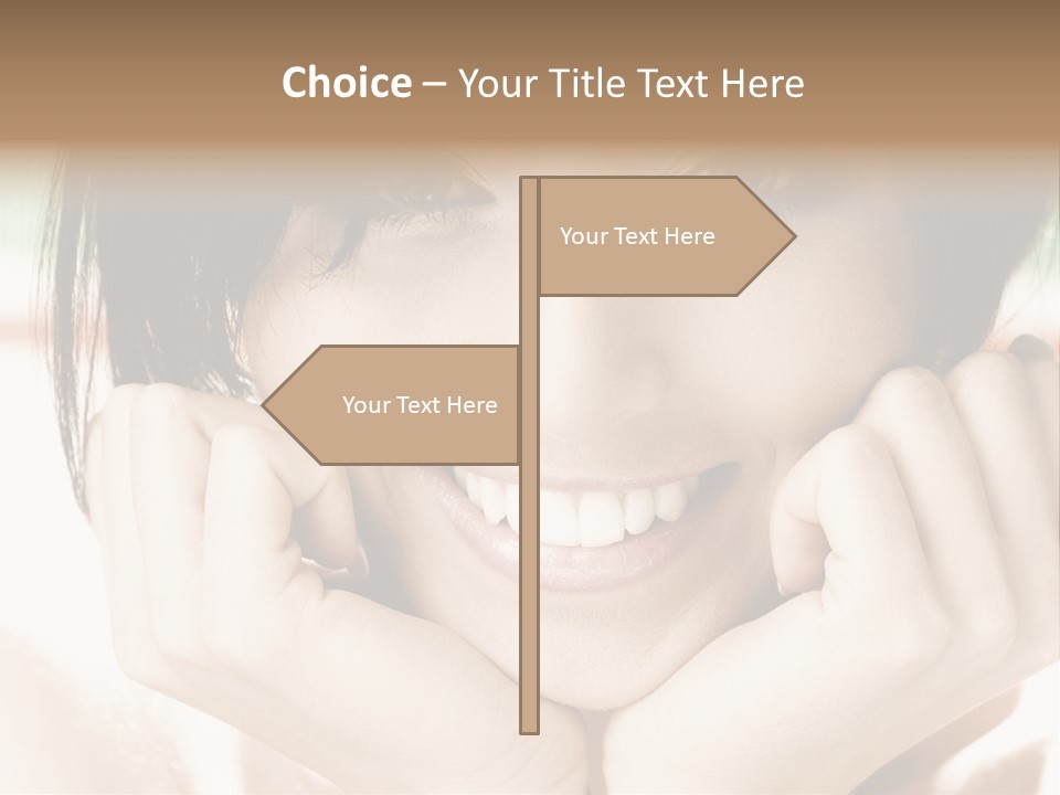 Transparent Tube Blue PowerPoint Template