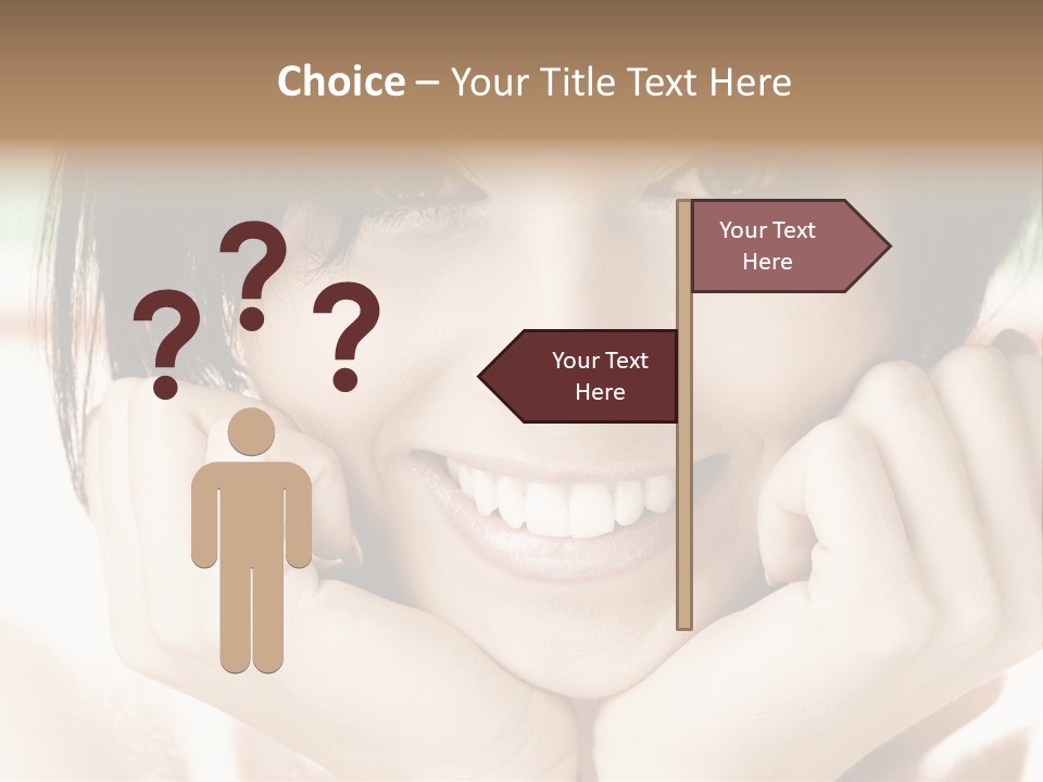 Transparent Tube Blue PowerPoint Template